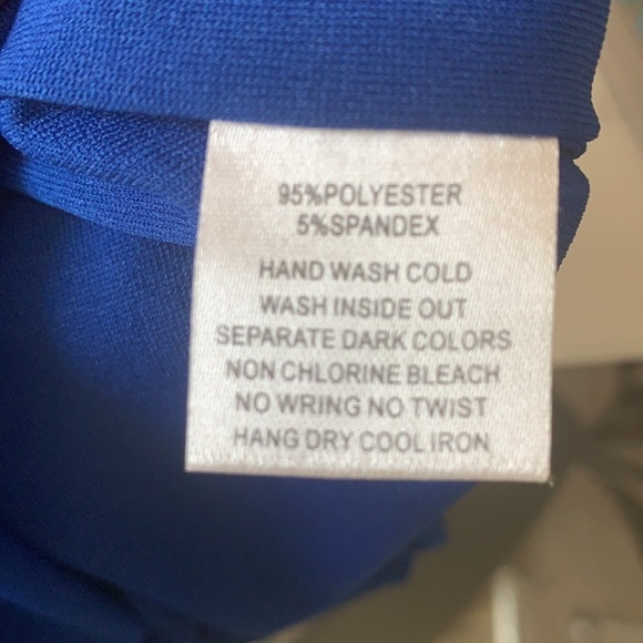 Gracia Royal Blue Shift Dress Size Medium NWT - Picture 11 of 12